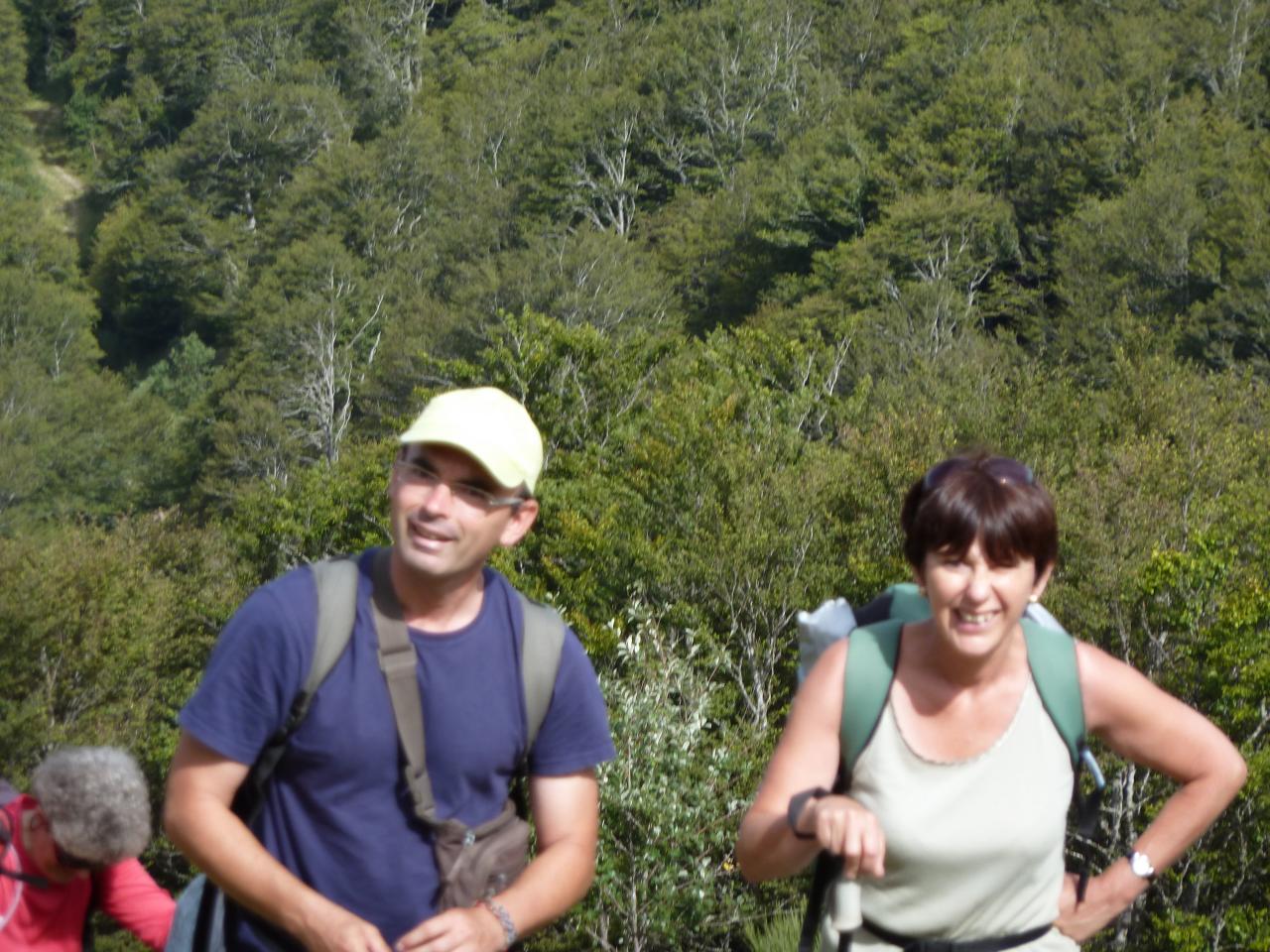 Petite pause dans la montée....
