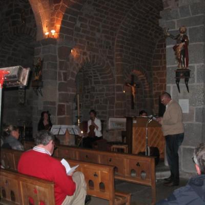 Le concert, église de Cheylade