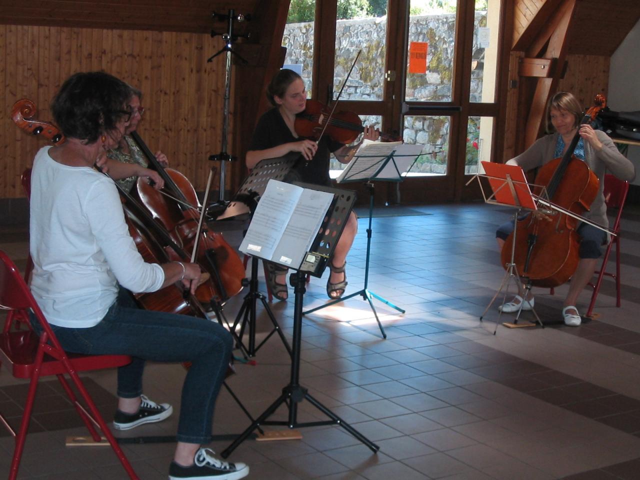 Anne, Florence, Dorothéa et Béatrice