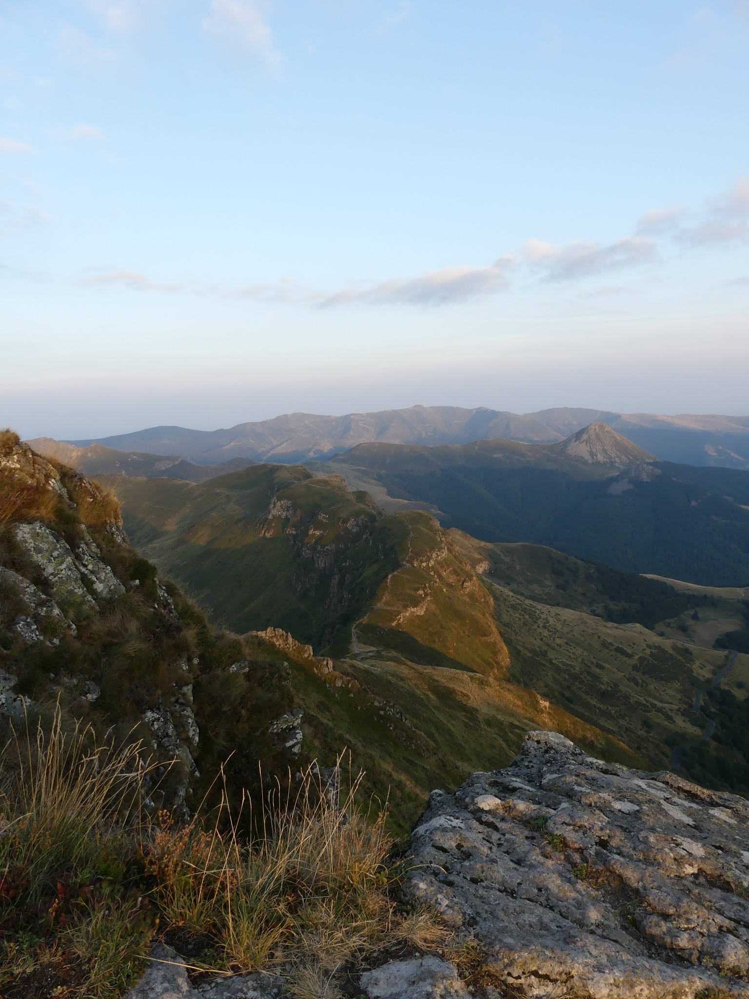 Sur les crêtes