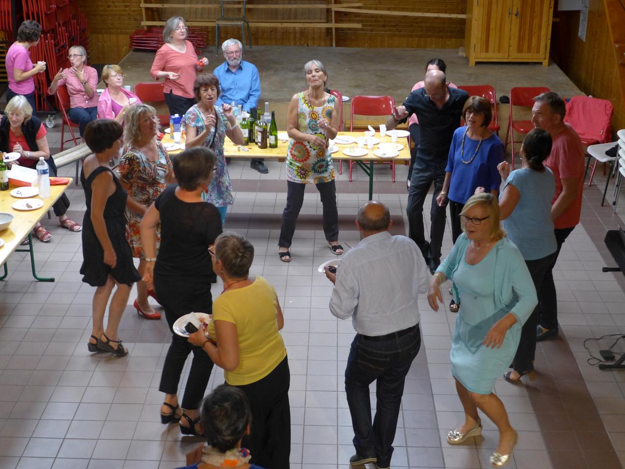 ambiance à la soirée 